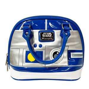Disney Loungefly Star Wars R2-D2 Satchel Bag Limited Vinyl Handbag